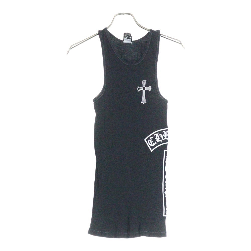 CHROME HEARTS(クロムハーツ) OLD FUCK YOU T-BAR TANK TOP オールドモデル ラージクロス ファックユー Tバープリントタンクトップ ノースリーブ ブラック
