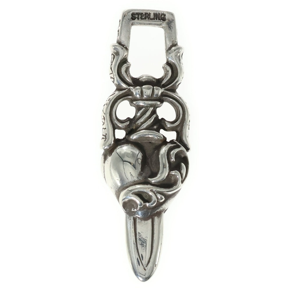 CHROME HEARTS(クロムハーツ) DAGGER HEART ダガーハート ペンダントトップ シルバー BCA243