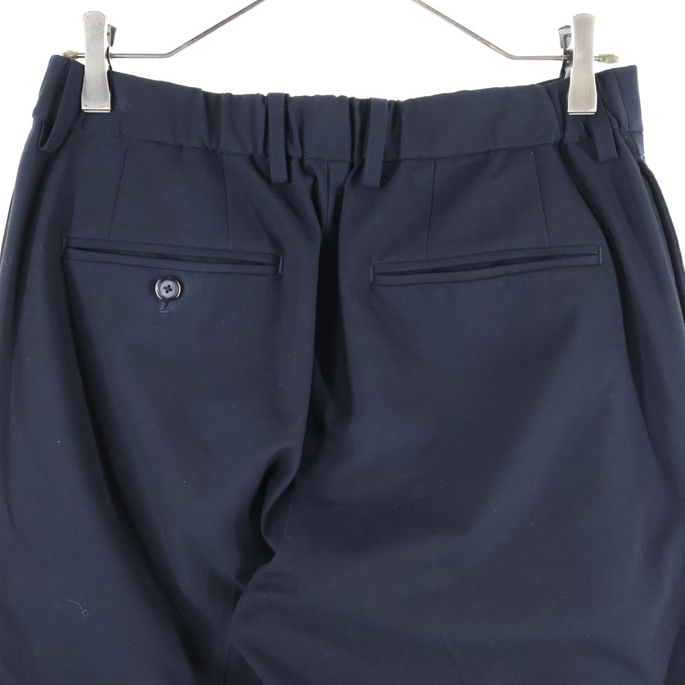 STUDIOUS(ステュディオス) ポリエステル スラックス パンツ ブラック 100340005