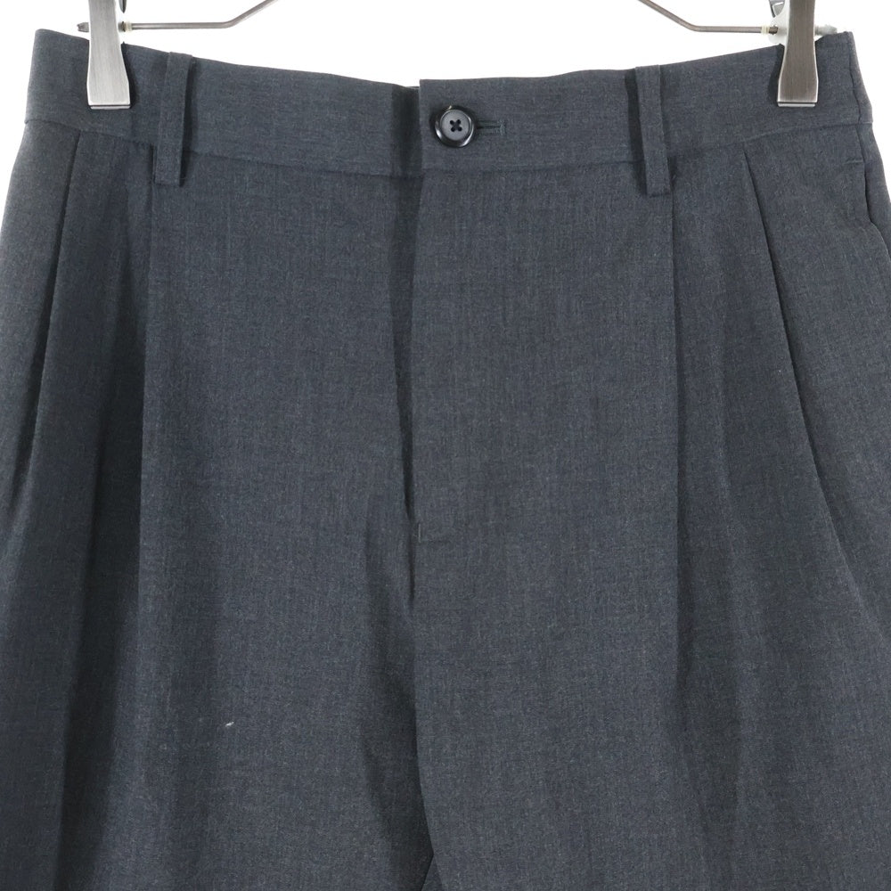 STUDIOUS(ステュディオス) ポリエステル スラックス パンツ グレー 100340005