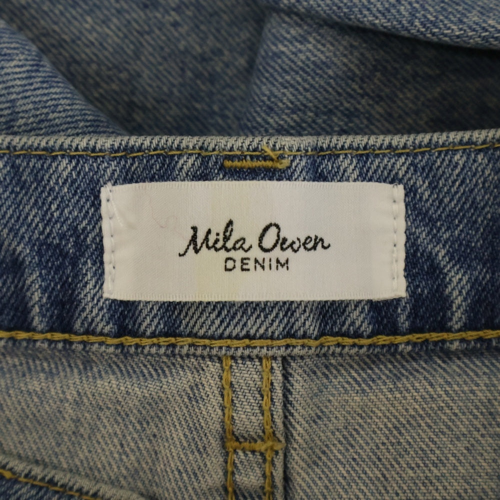 NO BRAND(ノーブランド) Mila Owen ルーズフィットワイドバギーデニムパンツ インディゴ 09WFP241935