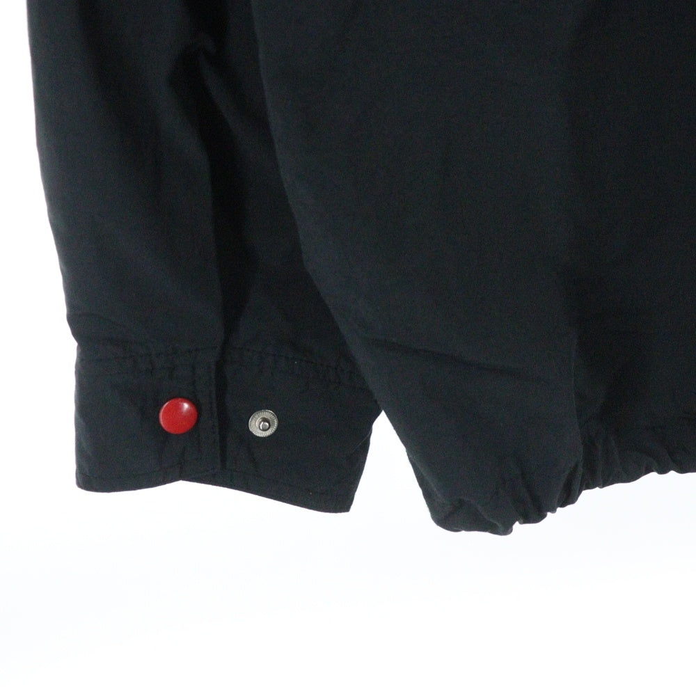 STUSSY(ステューシー) 90s OLD STUSSY オールドステューシー 紺タグ USA製 セーリング ナイロンジャケット ブルゾン フーディー ブラック