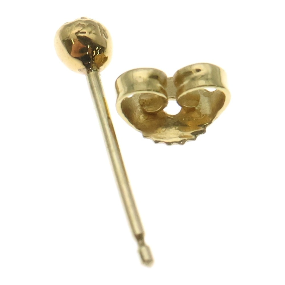 CHROME HEARTS(クロムハーツ) 22K STUD CRS BALL MINI ミニクロスボールスタッドピアス ピアス