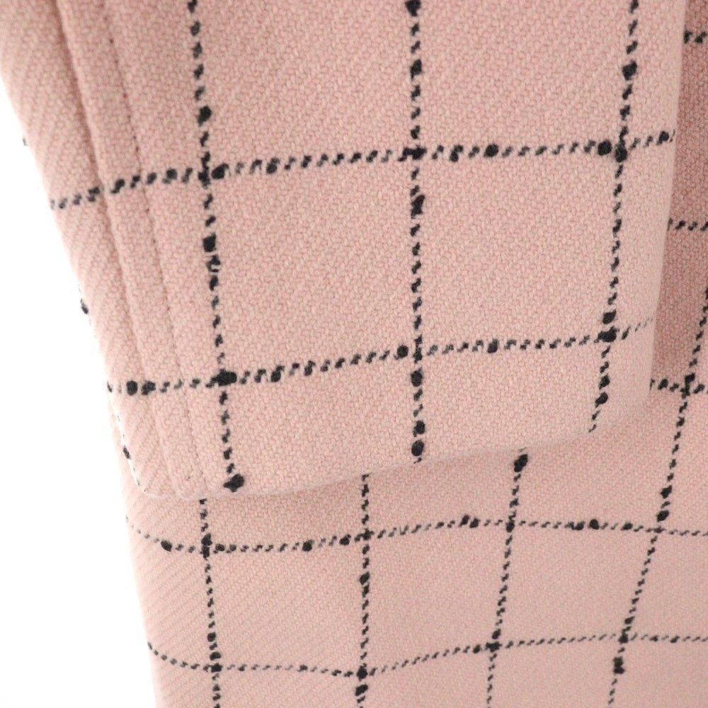 SUPREME(シュプリーム) 19AW Wool Windowpane Overcoat ウール ウィンドウペーン パネル ロングコート チェスターコート ジャケット ピンク