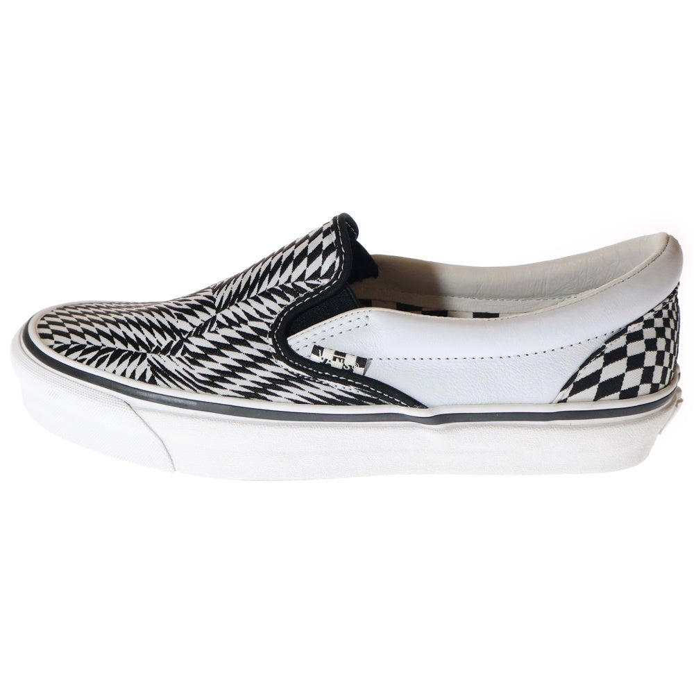 VANS(ヴァンズ) ×エンド・クロージング ボルト クラシック チェッカーボード スリッポン ローカットスニーカー US9.5/27.5cm VN0A32QNSZ620