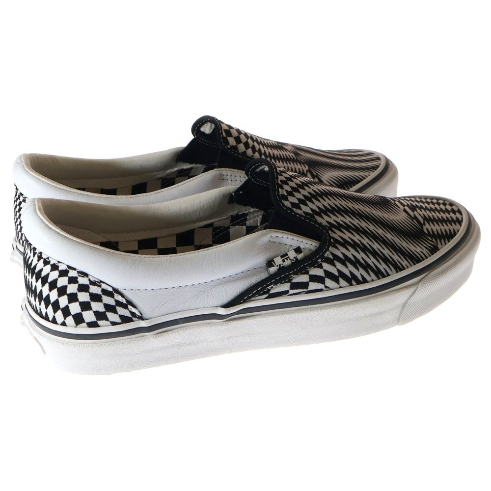 VANS(ヴァンズ) ×エンド・クロージング ボルト クラシック チェッカーボード スリッポン ローカットスニーカー US9.5/27.5cm VN0A32QNSZ620