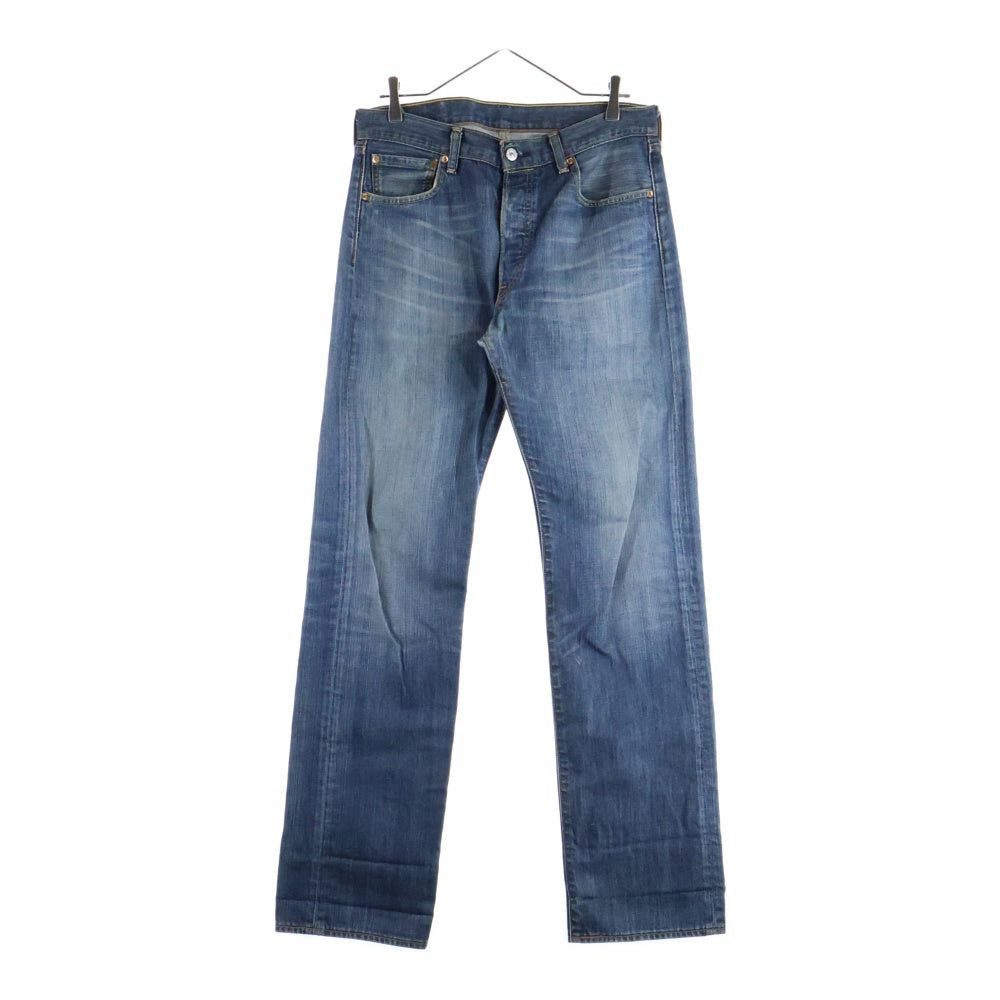 Levi's(リーバイス) 501 ボタンフライ ストレートデニムパンツ ジーンズ インディゴ