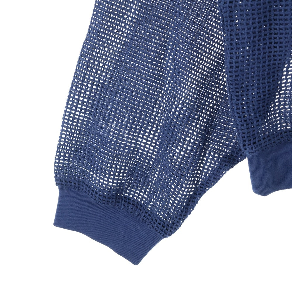 STUSSY(ステューシー) 22SS Cotton Mesh L/S Tee コットン メッシュ ロングスリーブ 長袖Tシャツ ネイビー 1140295