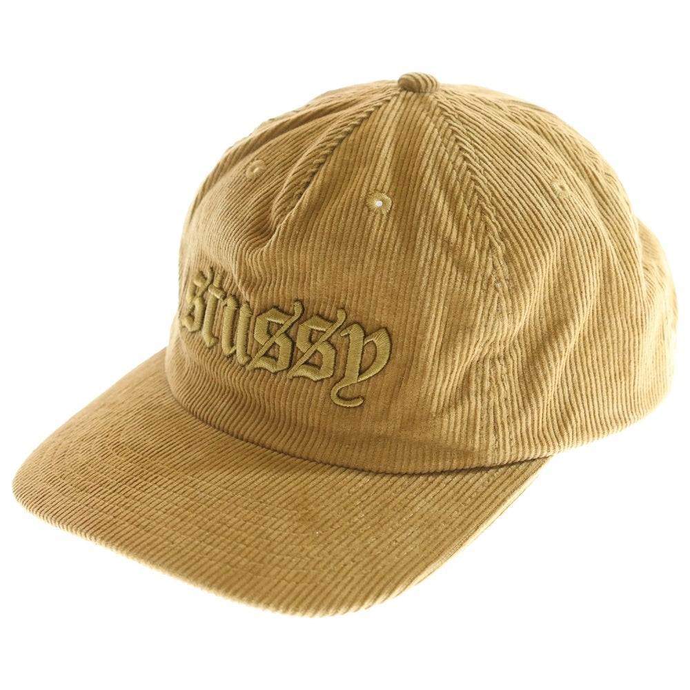 STUSSY(ステューシー) CORDUROY OE CAP コーデュロイ キャップ ブラウン
