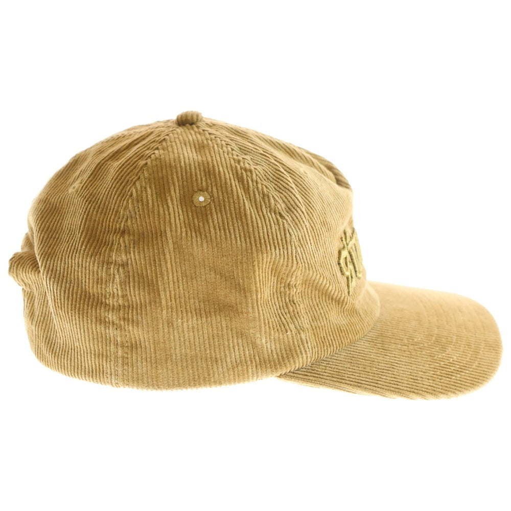 STUSSY(ステューシー) CORDUROY OE CAP コーデュロイ キャップ ブラウン