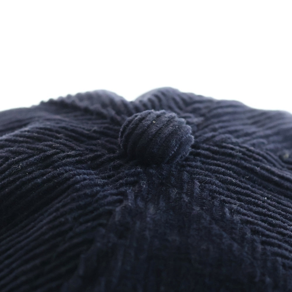STUSSY(ステューシー) CORDUROY OE CAP コーデュロイ キャップ ネイビー