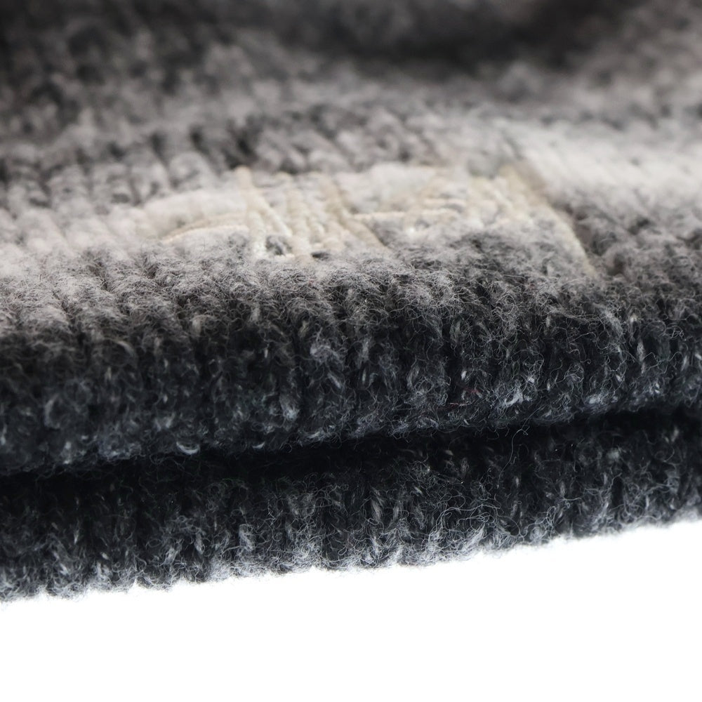 STUSSY(ステューシー) CUFF BEANIE KNIT STRIPE ビーニー ブラック