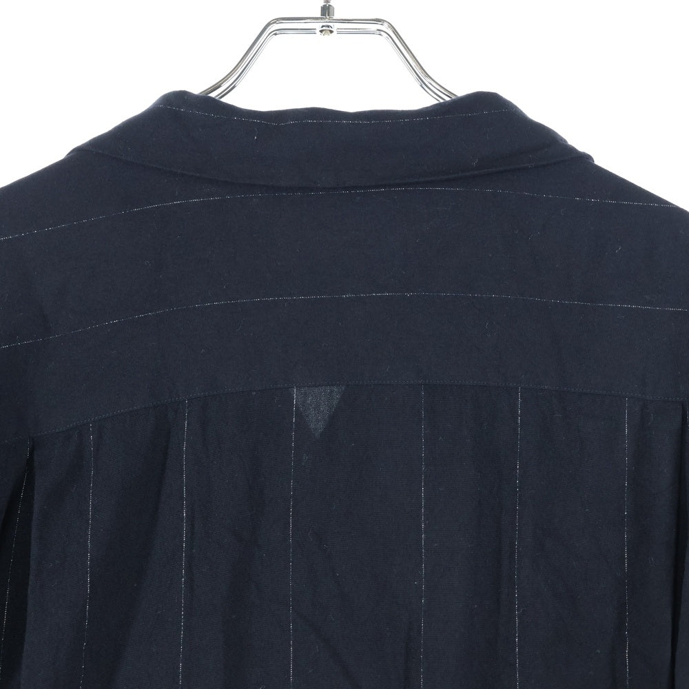 WACKO MARIA(ワコマリア) KASURI OPEN COLLAR SHIRT オープン カラー シャツ ブラック