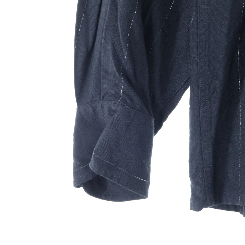 WACKO MARIA(ワコマリア) KASURI OPEN COLLAR SHIRT オープン カラー シャツ ブラック