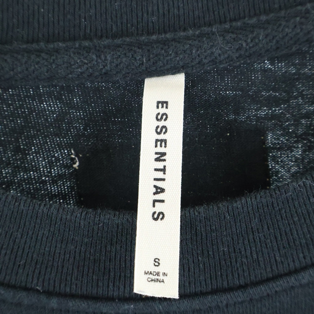 ESSENTIALS FEAR OF GOD(エッセンシャル フィアオブゴッド) 無地 プルオーバー クルーネック半袖Tシャツ カットソー ブラック