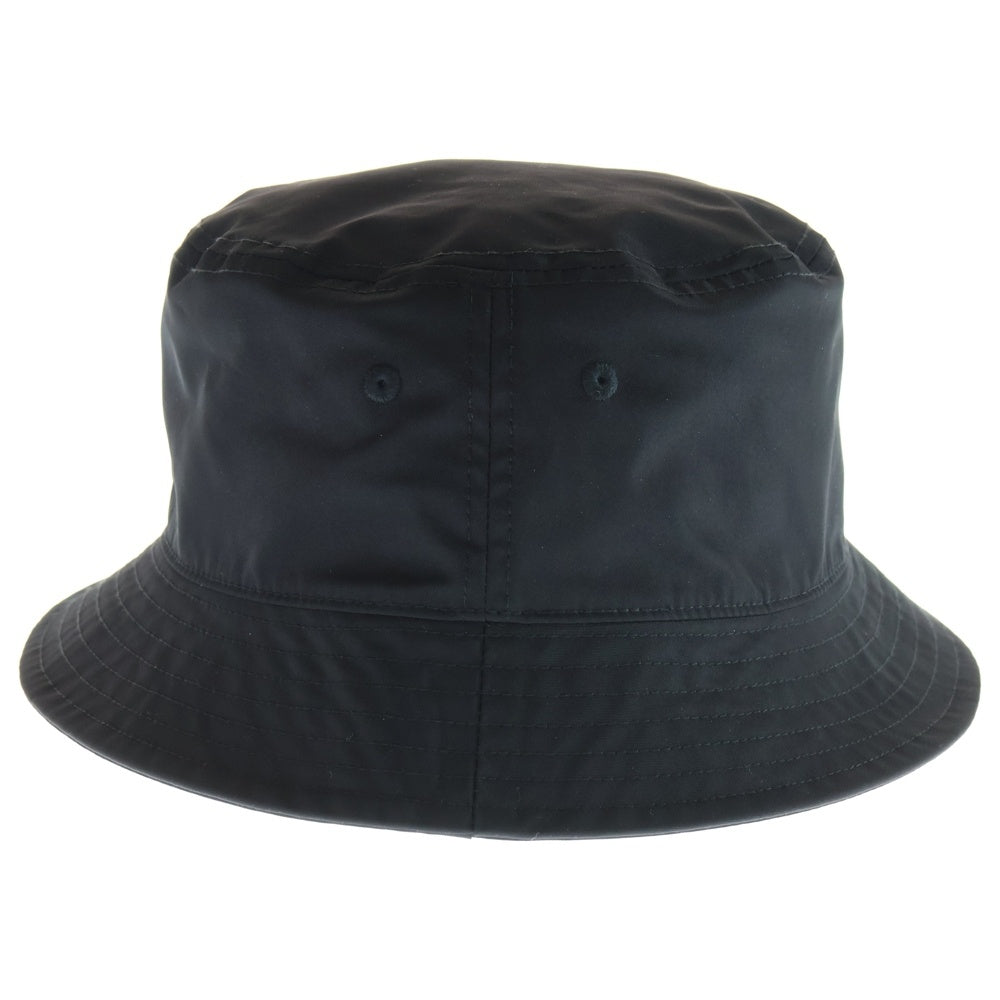 EMPORIO ARMANI(エンポリオアルマーニ) ロゴプリント バケットハット ブラック BQHA01