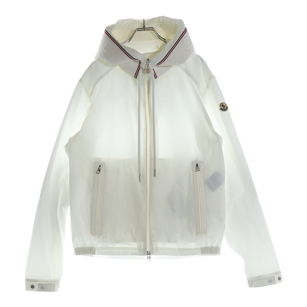 MONCLER(モンクレール) 23AW MIRA GIUBBOTTO ミラ トリコロールライン ナイロンジャケット フーディー ホワイト I20911A00047 54A91