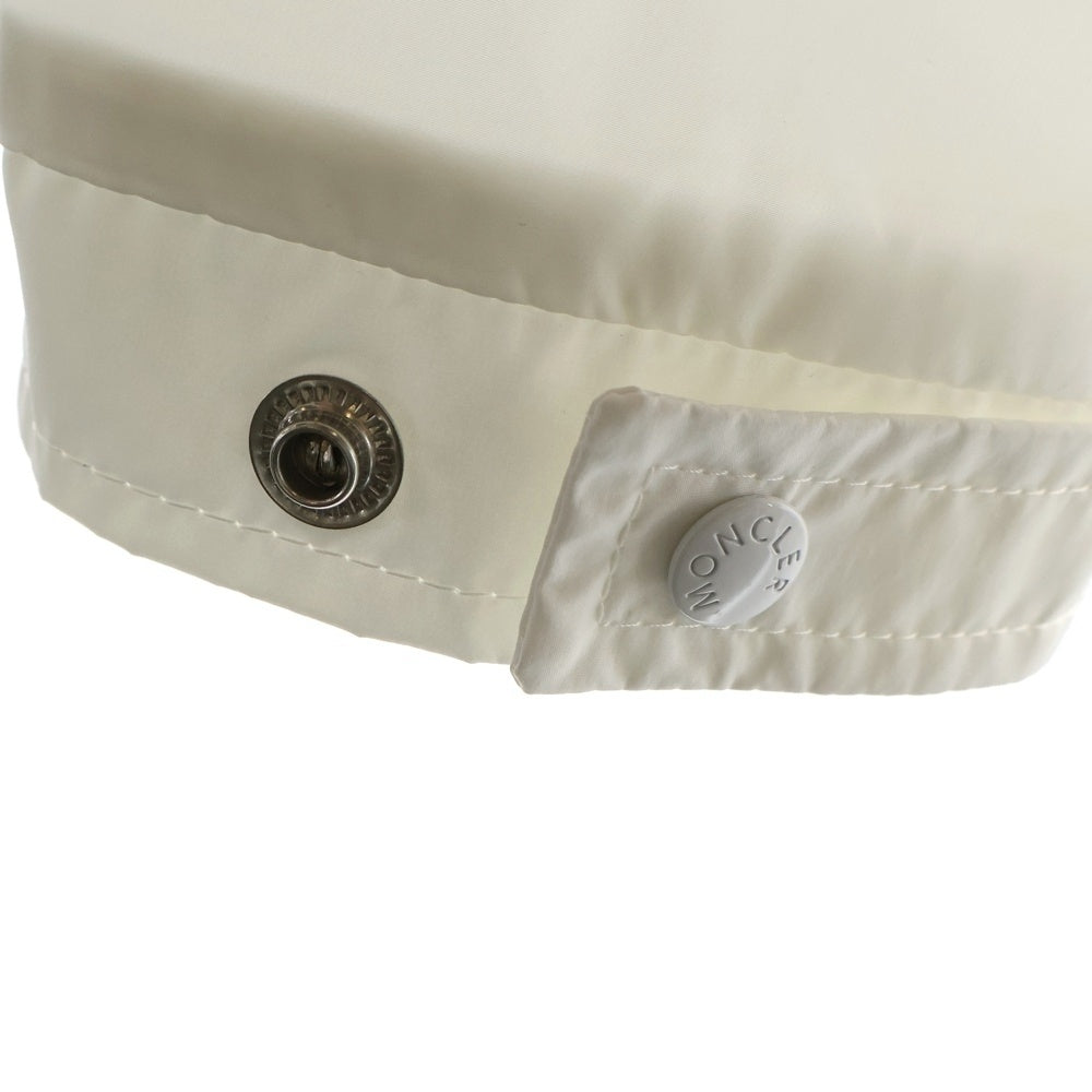 MONCLER(モンクレール) 23AW MIRA GIUBBOTTO ミラ トリコロールライン ナイロンジャケット フーディー ホワイト I20911A00047 54A91