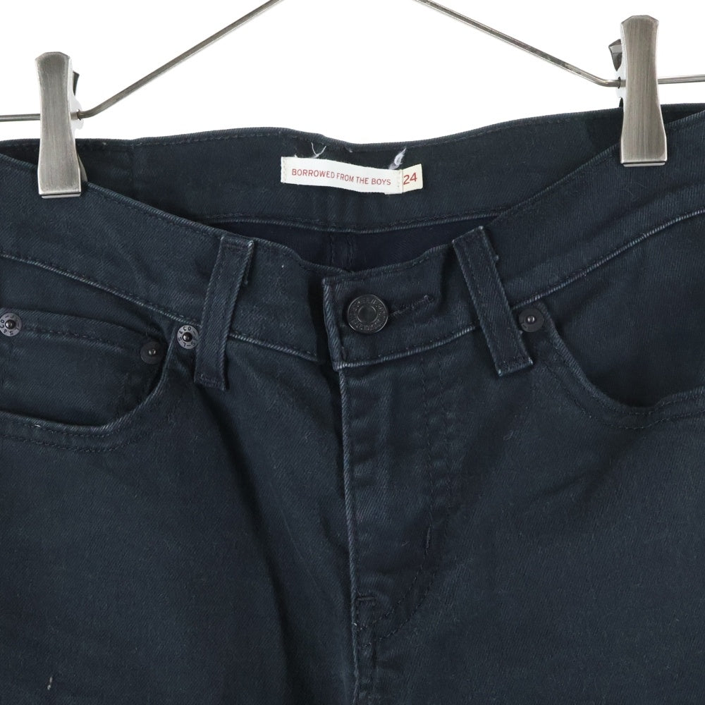 Levi's(リーバイス) スキニー デニム パンツ ブラック レディース