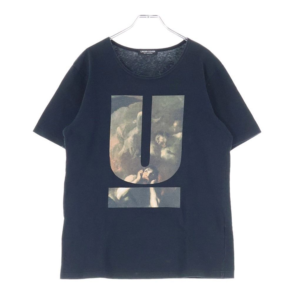 UNDERCOVER(アンダーカバー) 名古屋限定 Uロゴ グラフィックプリント クルーネック 半袖Tシャツ カットソー ブラック