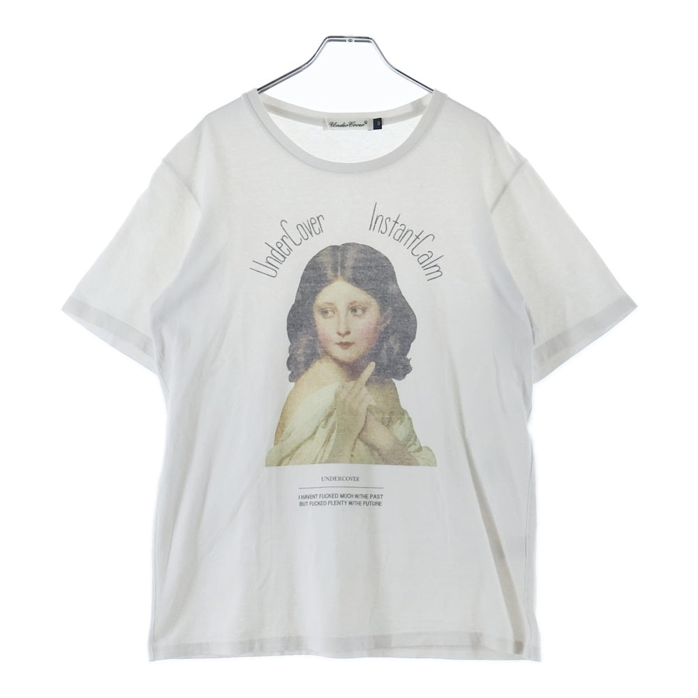 UNDERCOVER(アンダーカバー) 16AW InstantCaim Tee フロントプリント クルーネック 半袖Tシャツ カットソー ホワイト