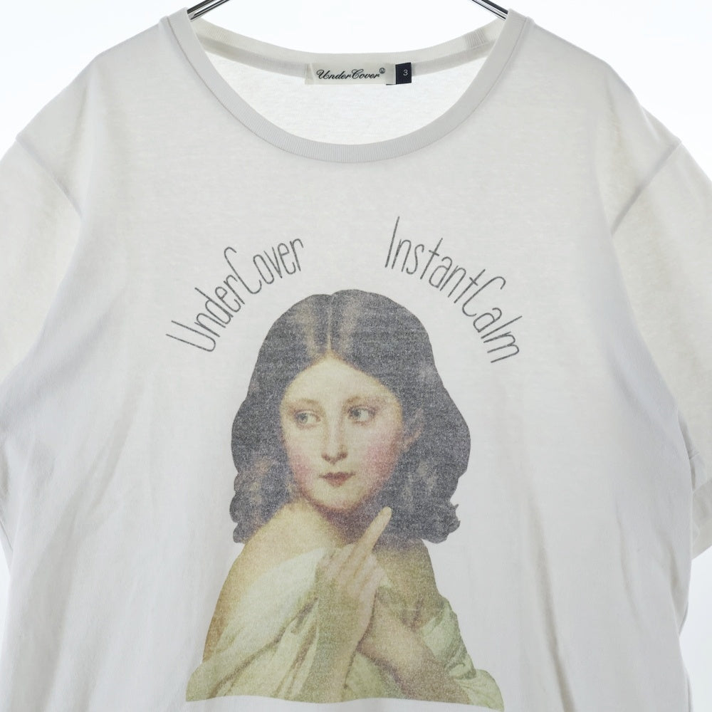 UNDERCOVER(アンダーカバー) 16AW InstantCaim Tee フロントプリント クルーネック 半袖Tシャツ カットソー ホワイト