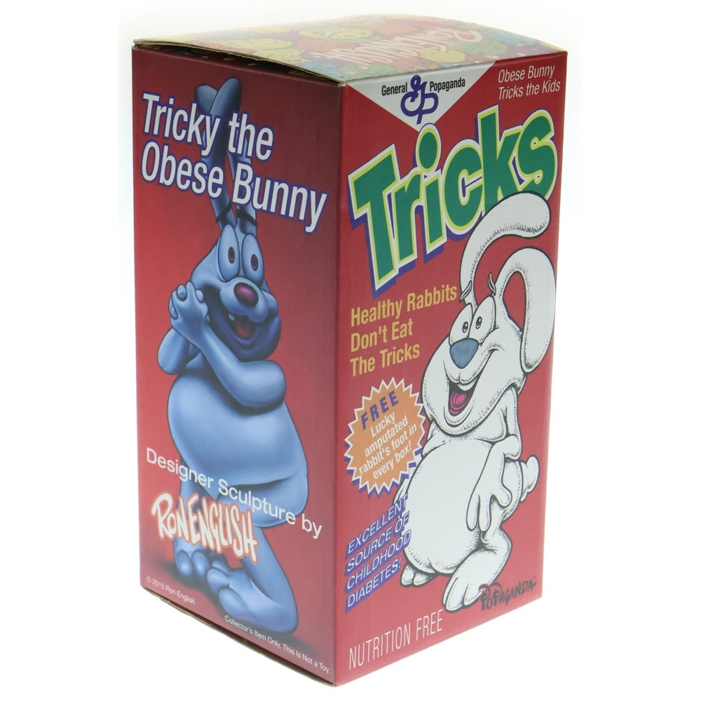 Ron English(ロン・イングリッシュ) × POPAGANDA Cereal Killers Tricky The Obese Rabbit ポップアガンダ シリアルキラー シリーズ トリッキー ザ オビス ラビット フィギュア ホワイト