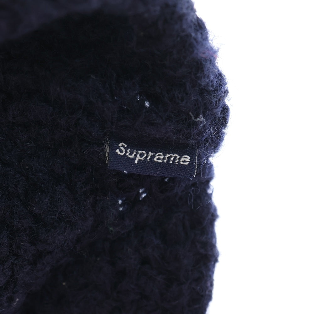 SUPREME(シュプリーム) 22AW Mohair croched crusher hat モヘアクロシェクラッシャーハット 帽子 ネイビー