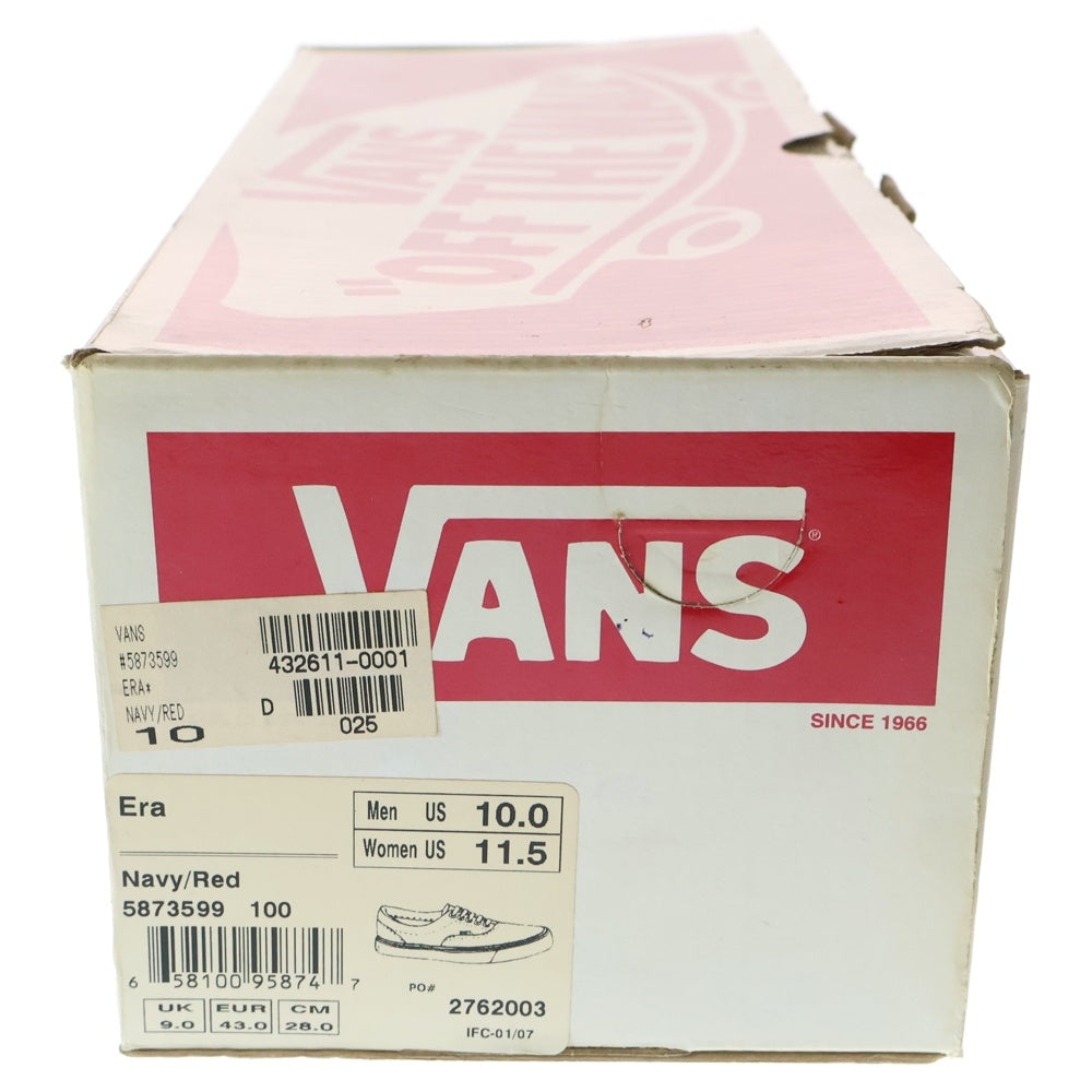 VANS(ヴァンズ) ERA NAVY/RED エラ スエード ローカットスニーカー ネイビー/レッド US10/28cm 5873599-100