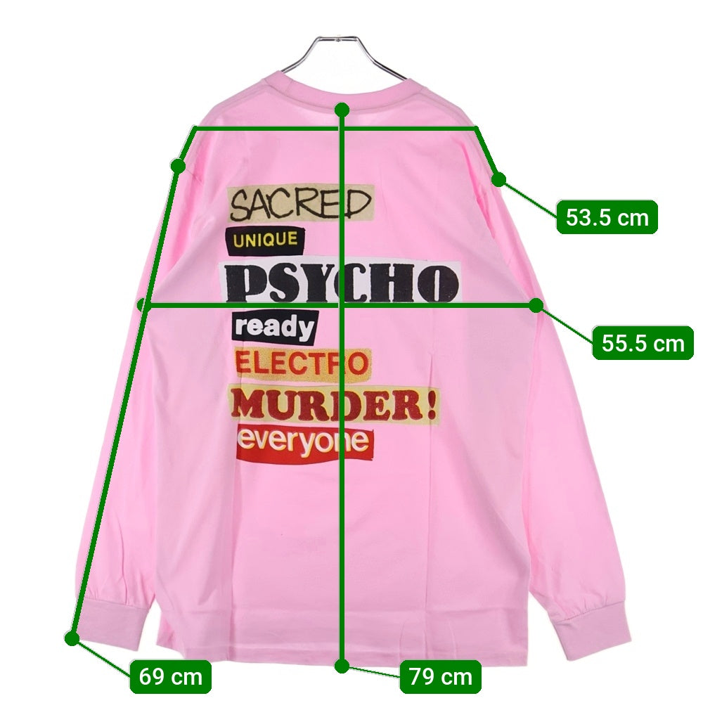 SUPREME(シュプリーム) 20SS Sacred Unique L/S Tee セイクリッド ユニーク ロングスリーブ クルーネック 長袖Tシャツ カットソー ピンク