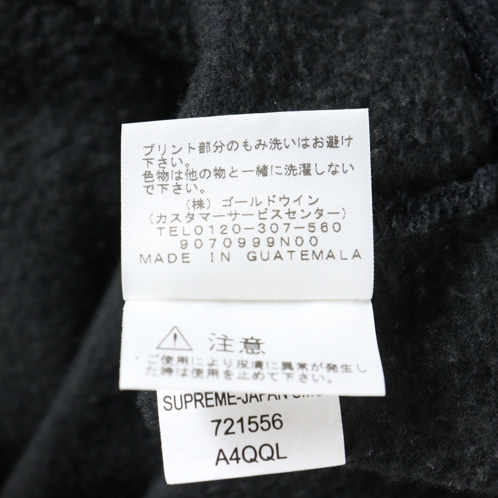 SUPREME(シュプリーム) 19AW ×THE NORTH FACE State of Liberty Hooded Sweatershirt ×ザ・ノースフェイス 自由の女神 フロントプリント プルオーバーパーカー フーディ ブラック