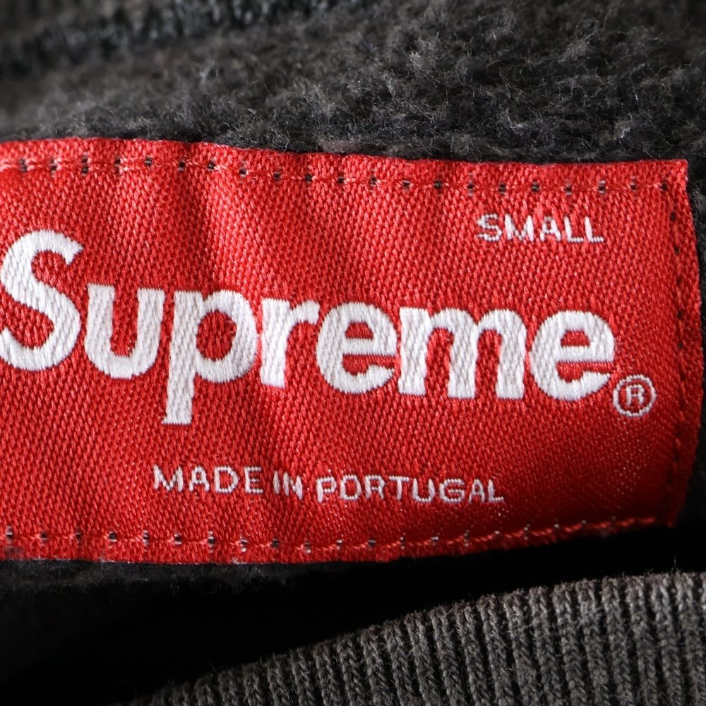 SUPREME(シュプリーム) 19SS Dipped Crewneck クラシックロゴ ディップド クルーネック スウェット トレーナー ブラウン