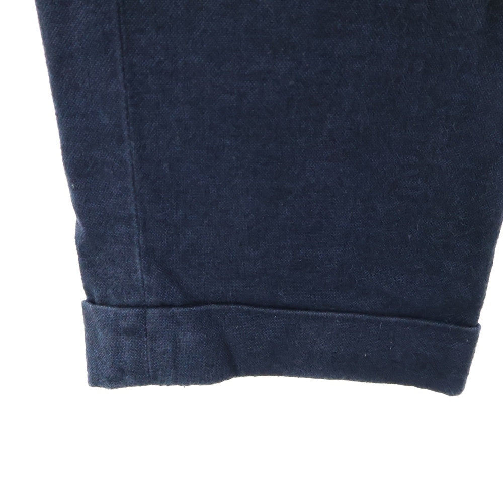BEAUTY&YOUTH UNITED ARROWS(ビューティーアンドユースユナイテッドアローズ) ピーチシャンブレーアンクルコットンパンツ ブラック