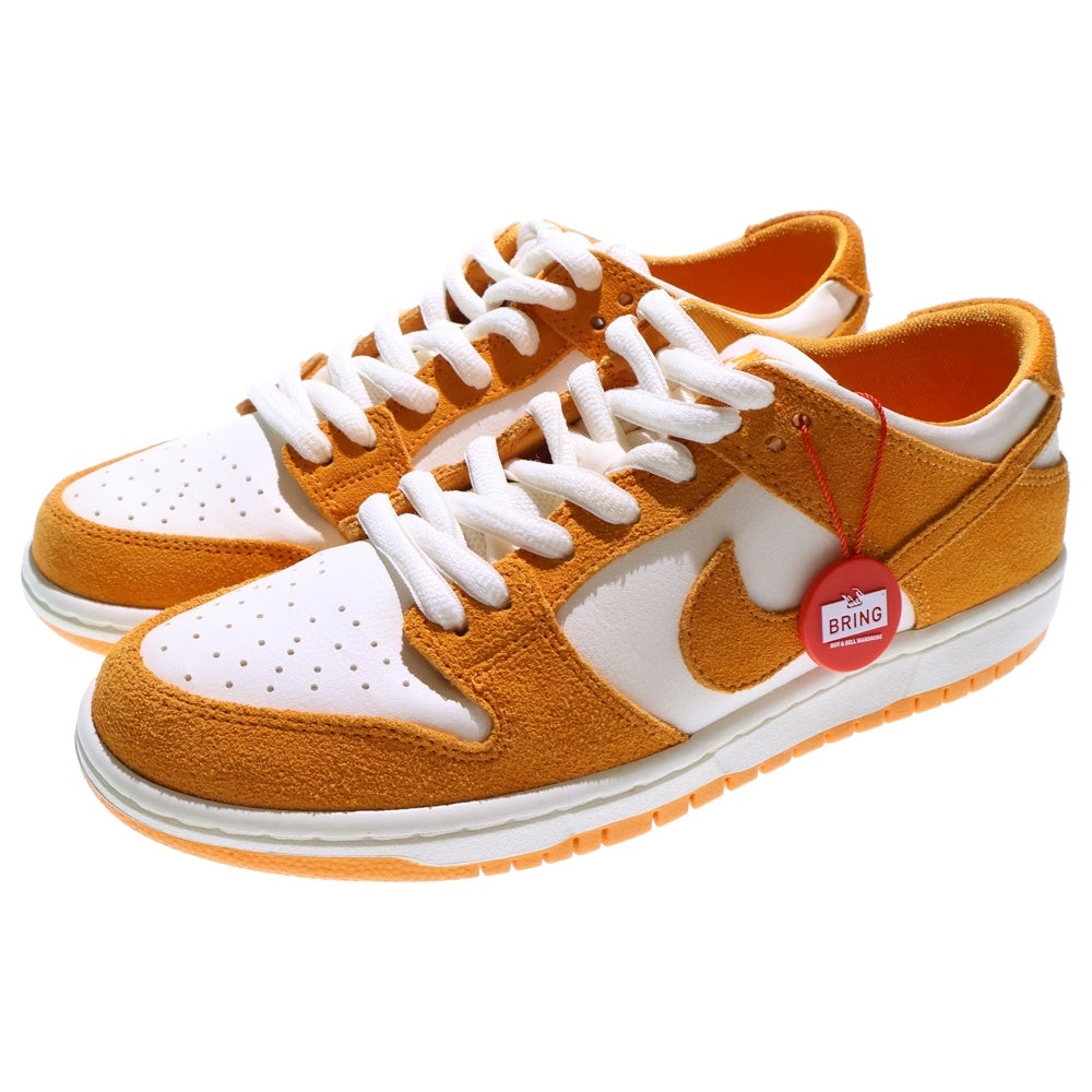 NIKE SB(ナイキエスビー) ZOOM DUNK LOW CIRCUIT ORANGE ズームダンクロー サーキットオレンジ ローカットスニーカーシューズ オレンジ/ホワイト US8.5/26.5cm 854866-881