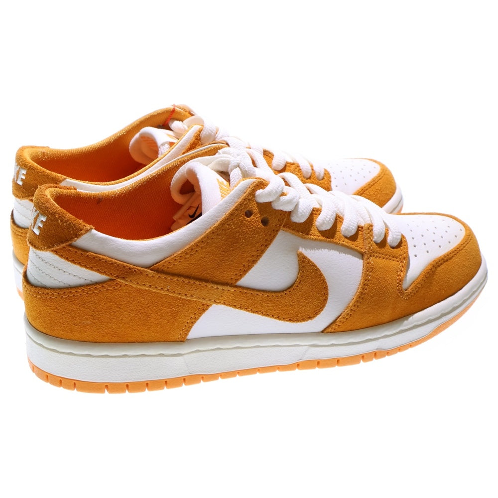 NIKE SB(ナイキエスビー) ZOOM DUNK LOW CIRCUIT ORANGE ズームダンクロー サーキットオレンジ ローカットスニーカーシューズ オレンジ/ホワイト US8.5/26.5cm 854866-881