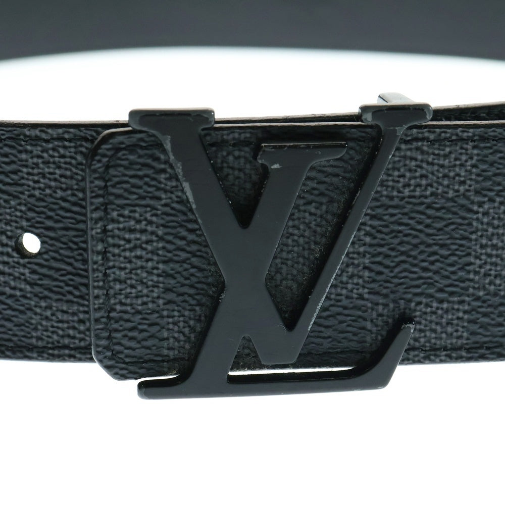 LOUIS VUITTON(ルイヴィトン) ダミエグラフィット サンチュールLVイニシアル ベルト ブラック M9808