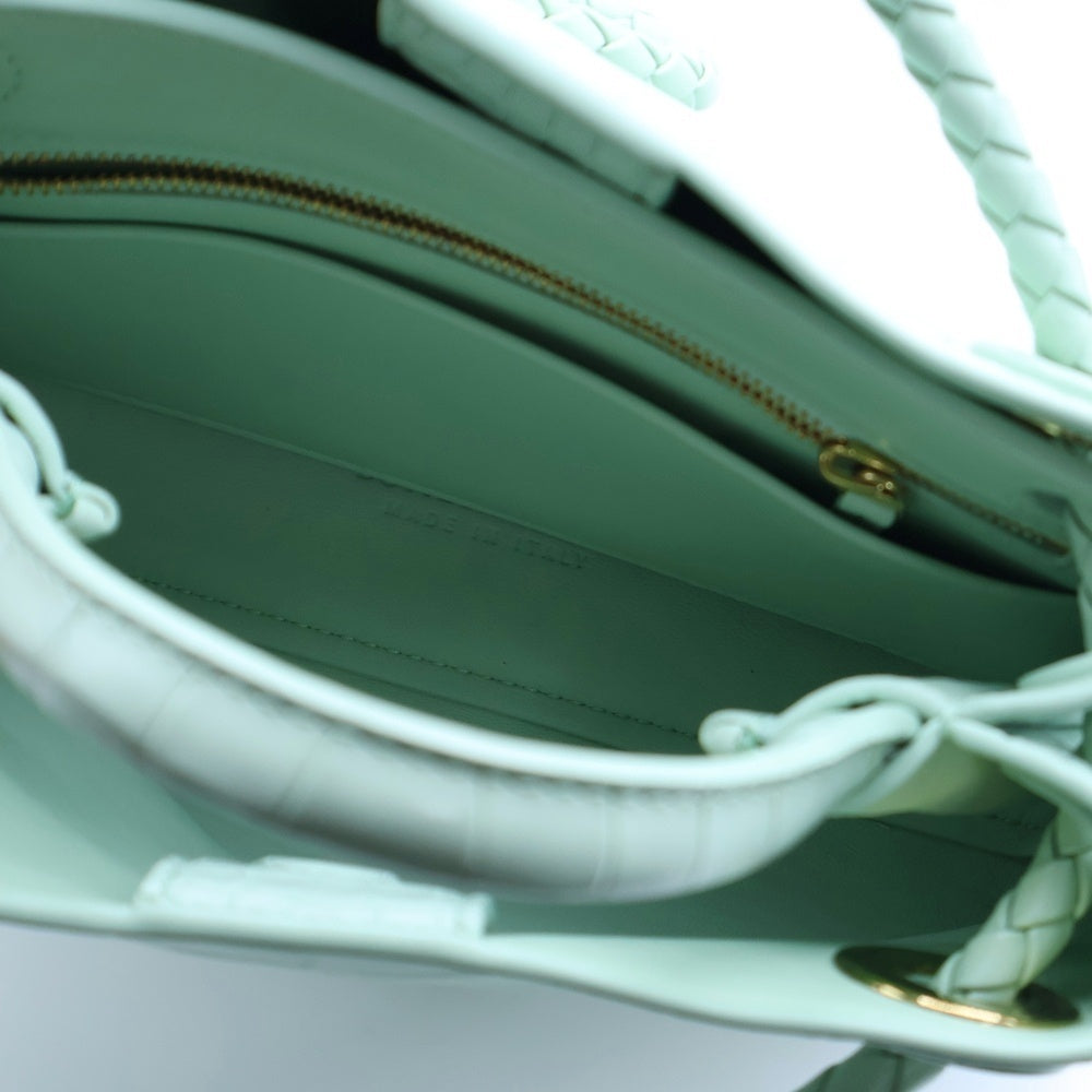 BOTTEGA VENETA(ボッテガヴェネタ) アンディアーモ スモール アリゲーター ライトブルー