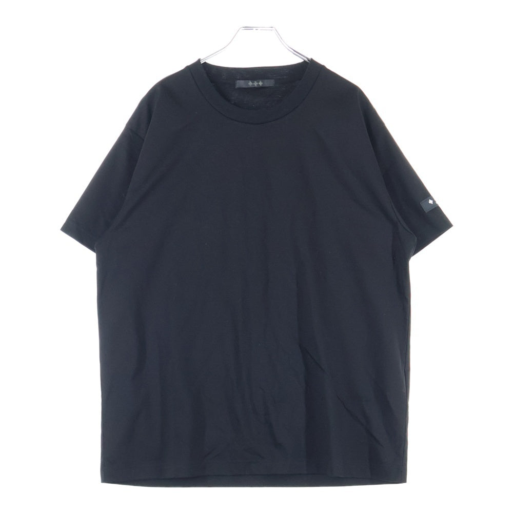 TATRAS(タトラス) 25SS CIALO チアーロ 袖ロゴワッペン 半袖Tシャツ ブラック MTAT25S8265