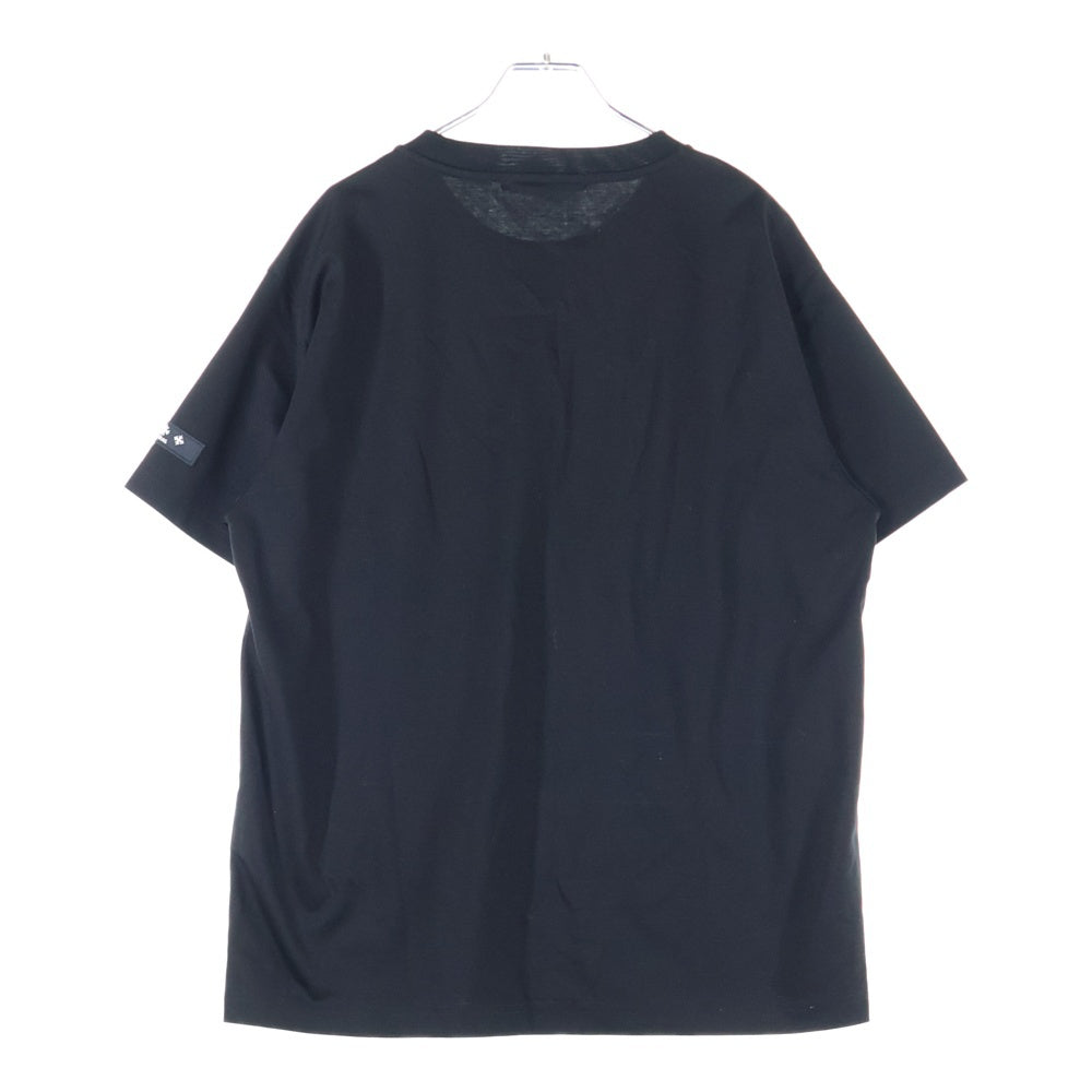 TATRAS(タトラス) 25SS CIALO チアーロ 袖ロゴワッペン 半袖Tシャツ ブラック MTAT25S8265