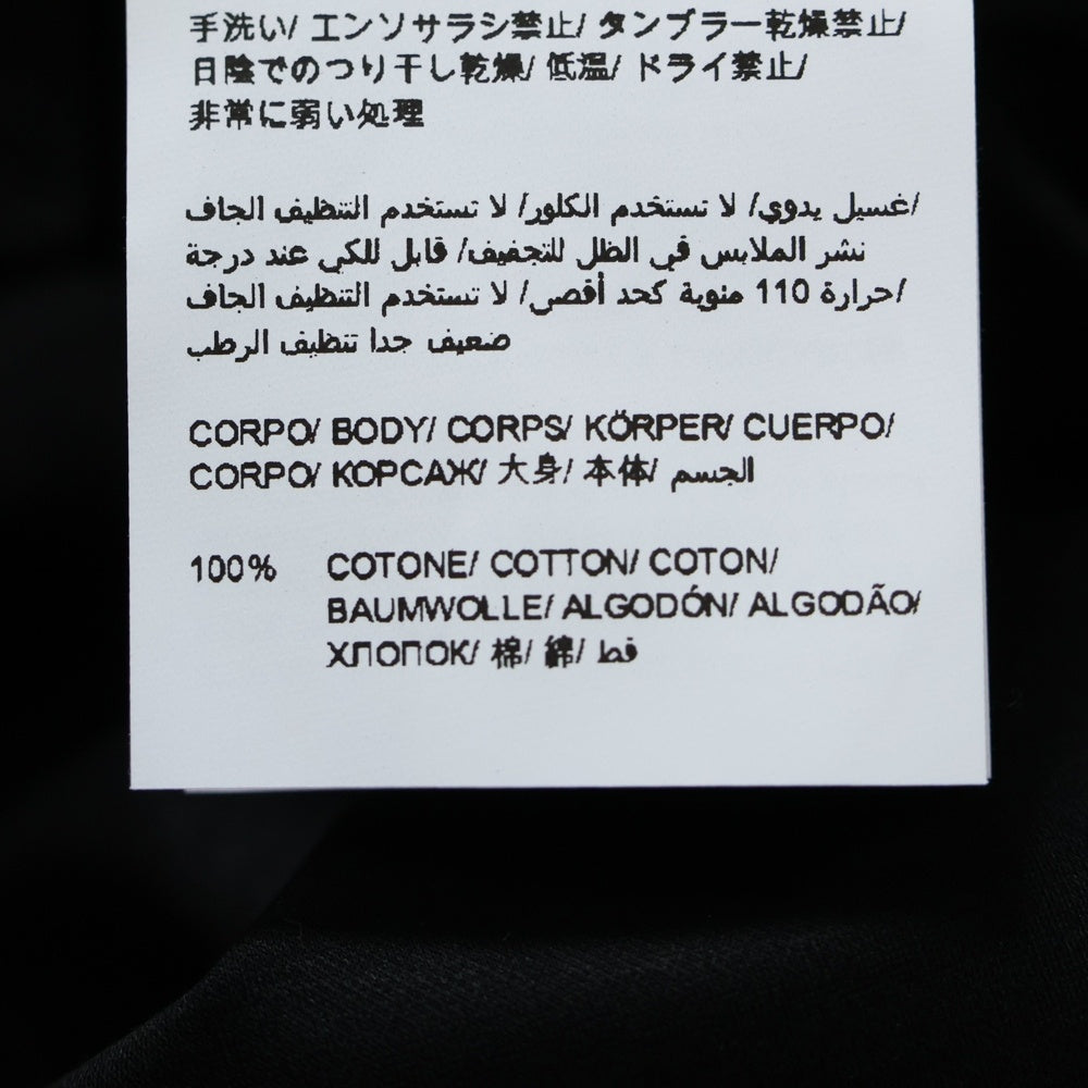 TATRAS(タトラス) 25SS CIALO チアーロ 袖ロゴワッペン 半袖Tシャツ ブラック MTAT25S8265