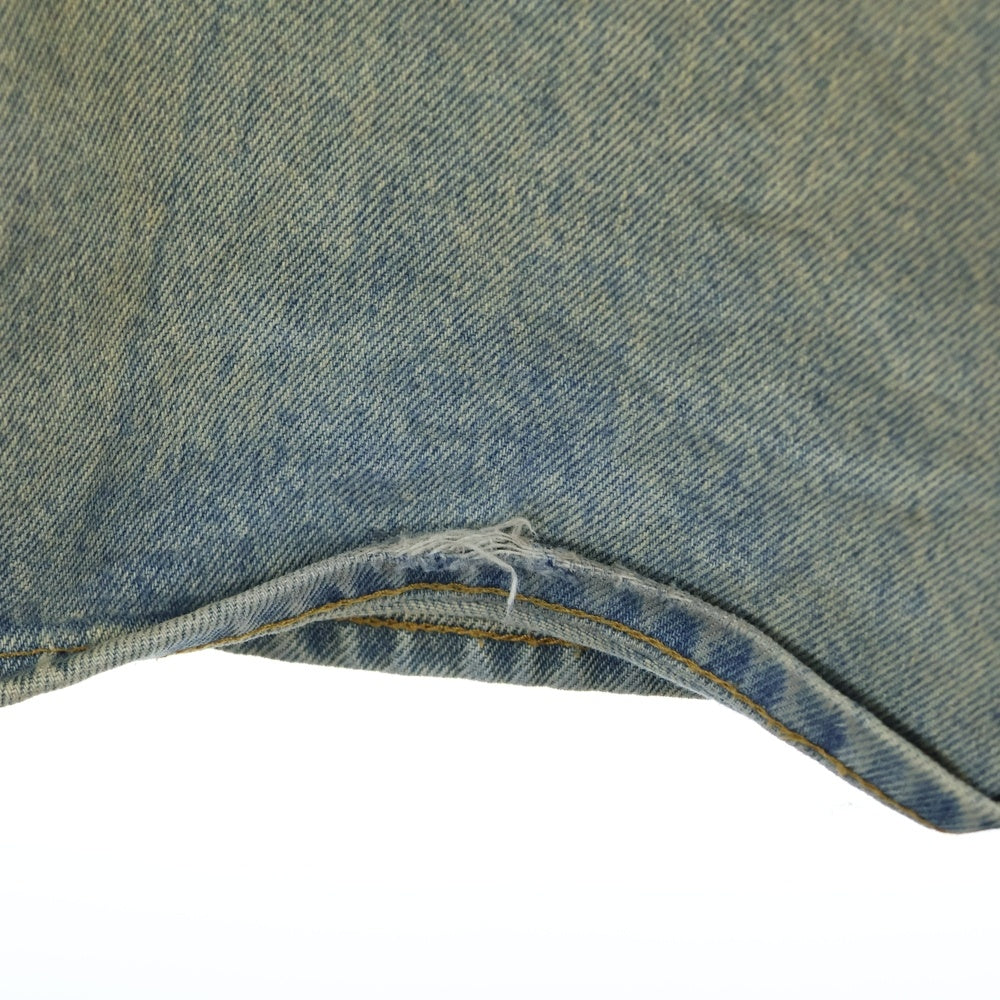 STUSSY(ステューシー) BIG OL JEAN DENIM ビッグシルエット ウォッシュド加工 ワイドデニムパンツ 116599 インディゴ