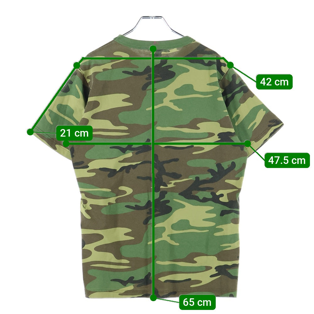 STUSSY(ステューシー) 24SS Sport Script スポート スクリプト クルーネック 半袖Tシャツ カットソー カーキ