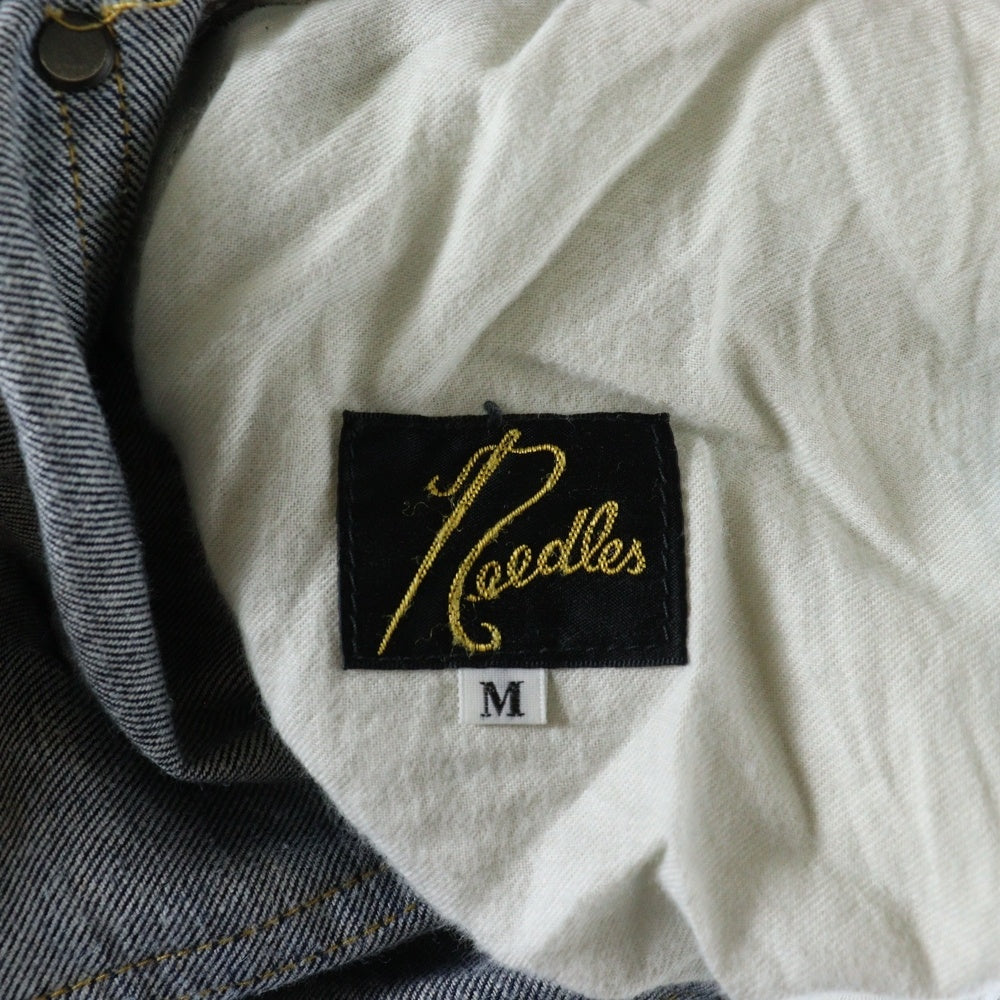 Needles(ニードルス) キノコ刺繍 ブーツカット デニムパンツ インディゴ