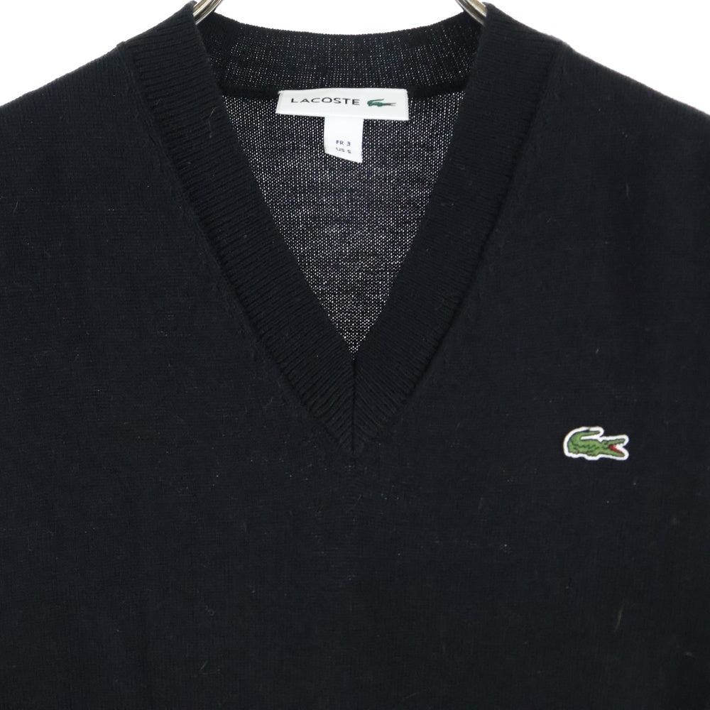 LACOSTE(ラコステ) ニットベスト ブラック