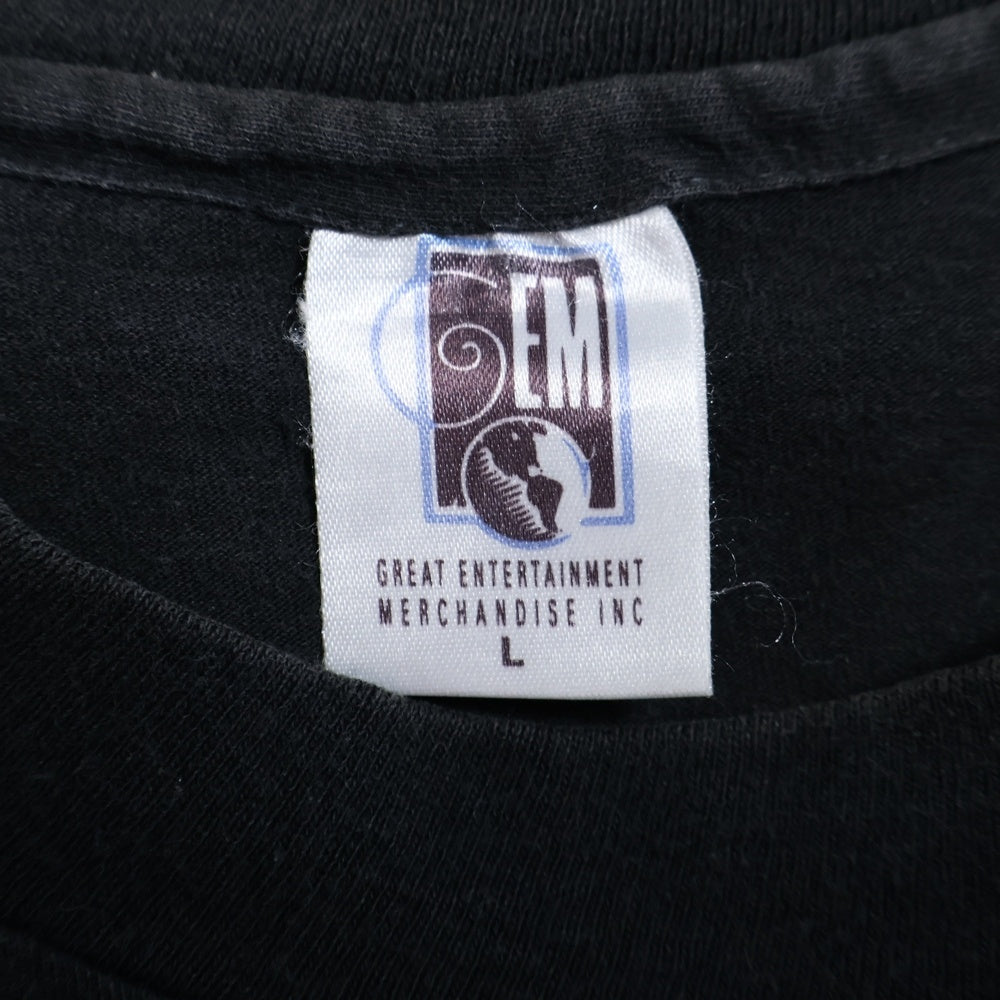 VINTAGE(ヴィンテージ) 90s エルビス プレスリー 両面プリント 半袖Tシャツカットソー ブラック