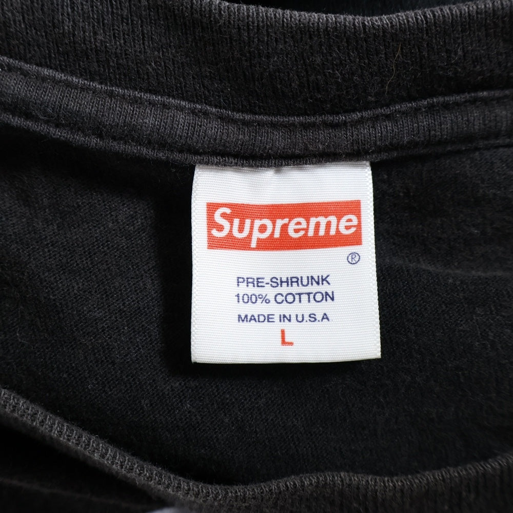 SUPREME(シュプリーム) 19SS Sekintani La Norihiro Boobies Tee セキンタニ ラ ノリヒロ グラフィックプリント 半袖Tシャツ カットソー ブラック 補修有り