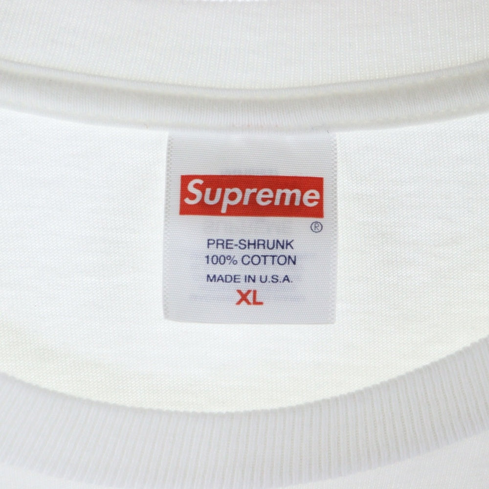 SUPREME(シュプリーム) 24SS Futura Box Logo Tee フーチュラ ボックスロゴ クルーネック 半袖Tシャツ カットソー ホワイト