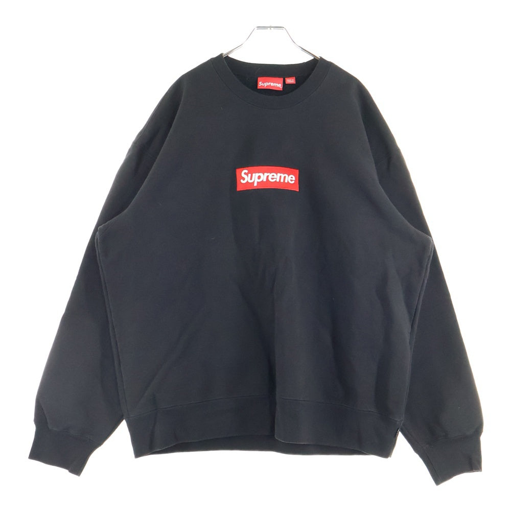 SUPREME(シュプリーム) 22AW Box Logo Crewneck Sweatshirt ボックスロゴ クルーネックスウェット ブラック