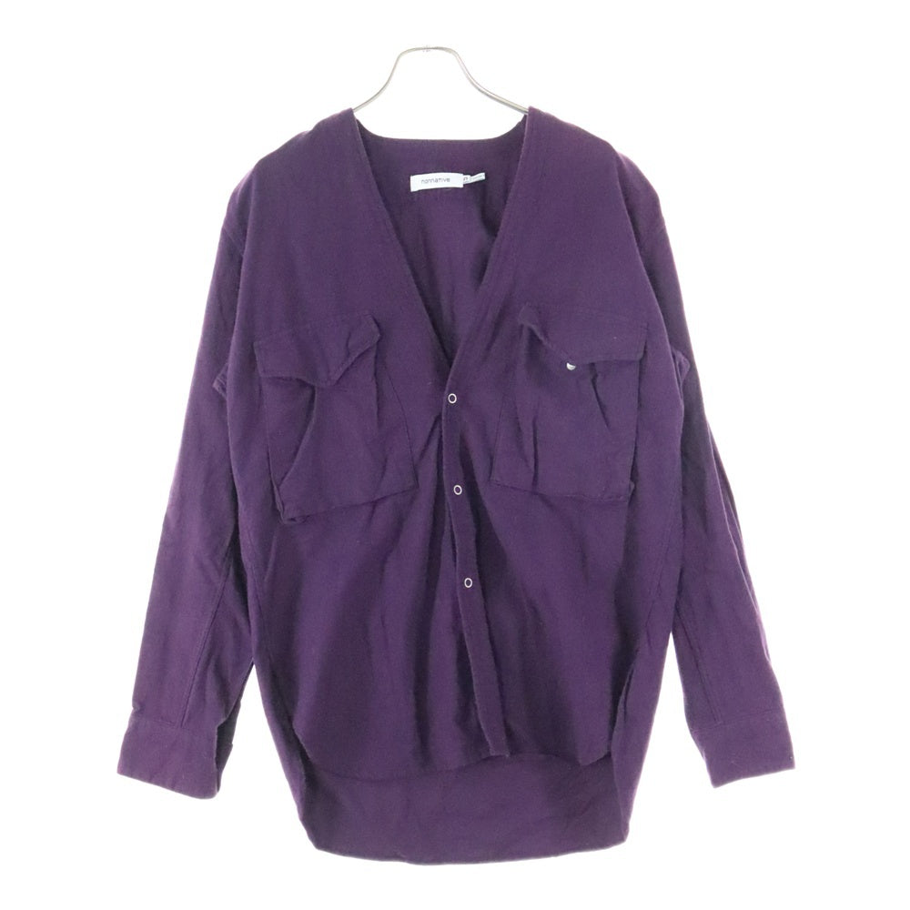 nonnative(ノンネイティブ) 19AW CARPENTER SHIRT JAKCET コットン カーペンターシャツ パープル NN-SJ3603