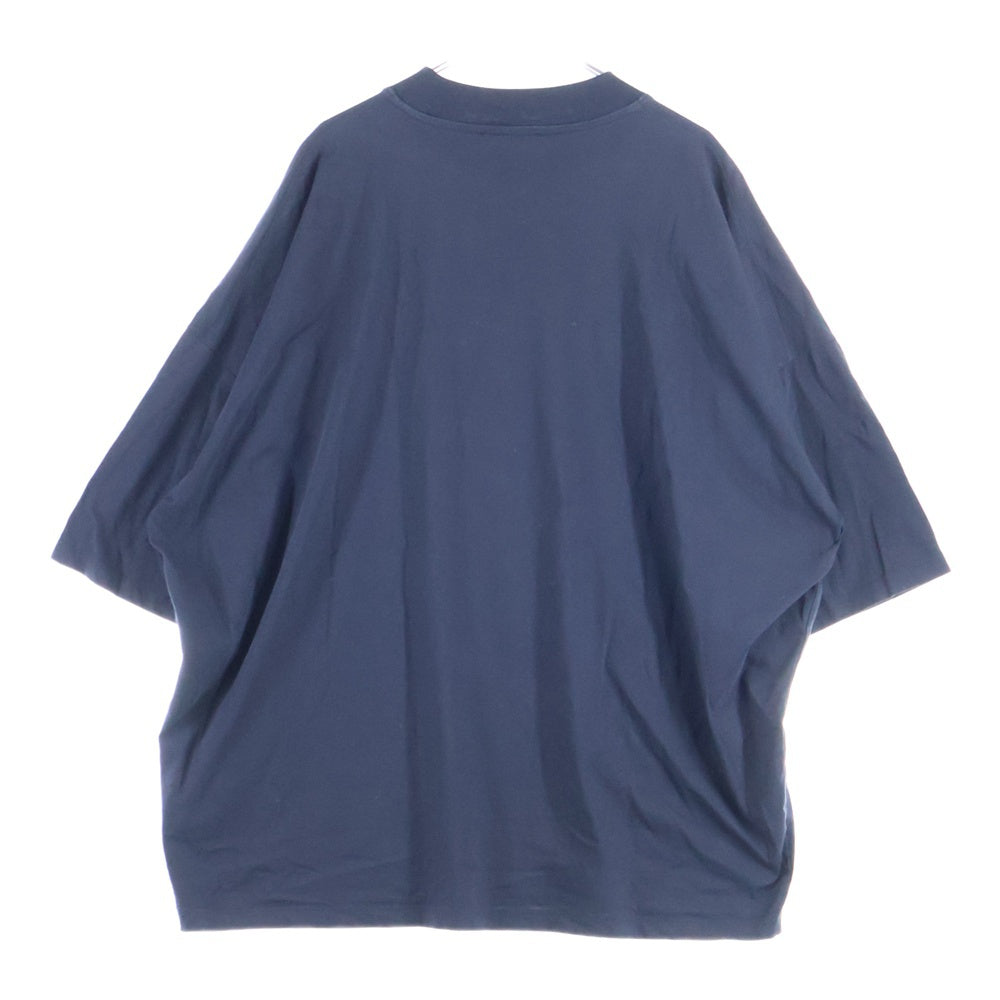 JIL SANDER(ジルサンダー) コットン 無地 オーバー 半袖Tシャツ カットソー ブラック JSMT706022 MT247308